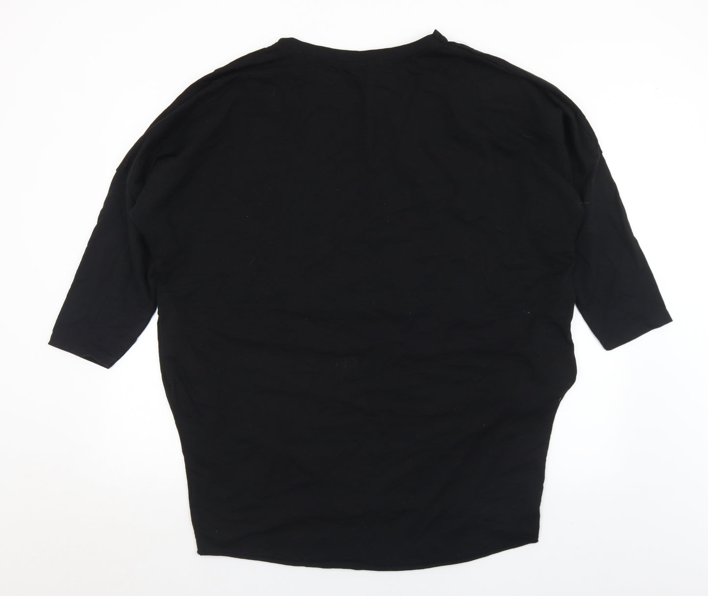 Preworn Womens Black  Cotton Pullover Sweatshirt Size 2XL   - Christmas