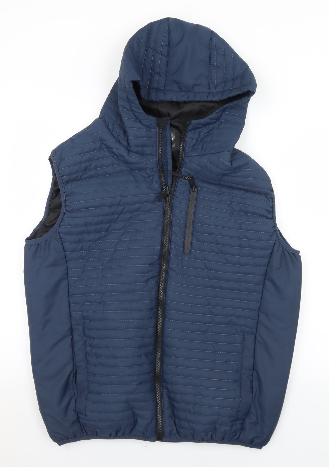 Dissident Mens Blue   Gilet Coat Size XL  Zip