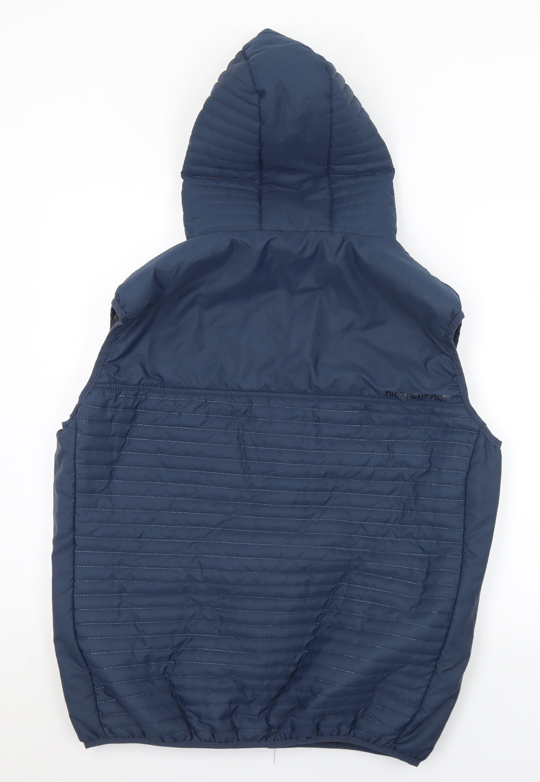 Dissident Mens Blue   Gilet Coat Size XL  Zip