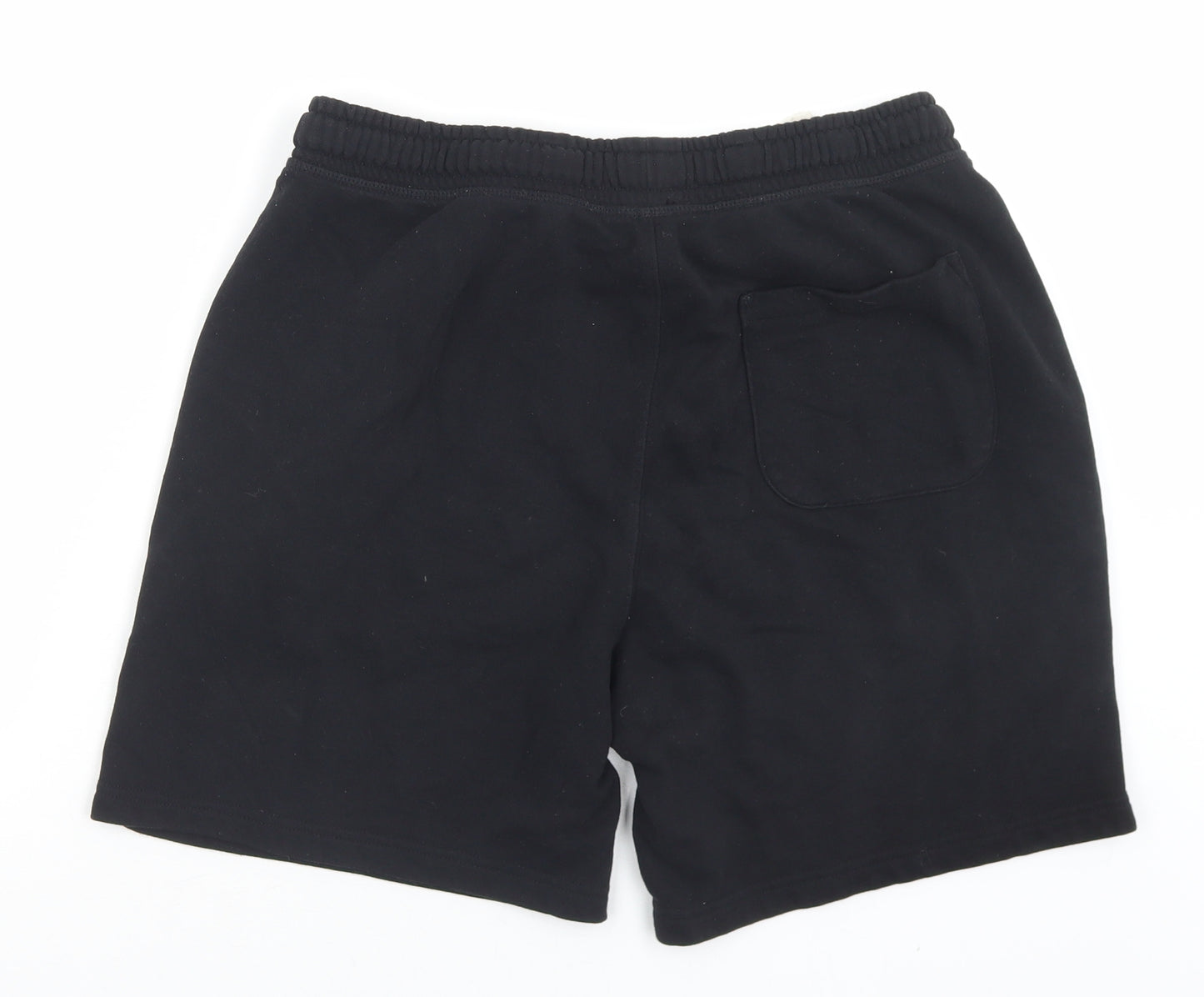 Matalan Mens Black  Cotton Sweat Shorts Size L L7 in Regular