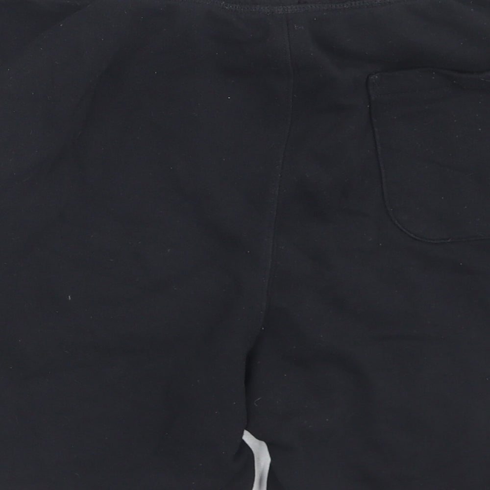 Matalan Mens Black  Cotton Sweat Shorts Size L L7 in Regular