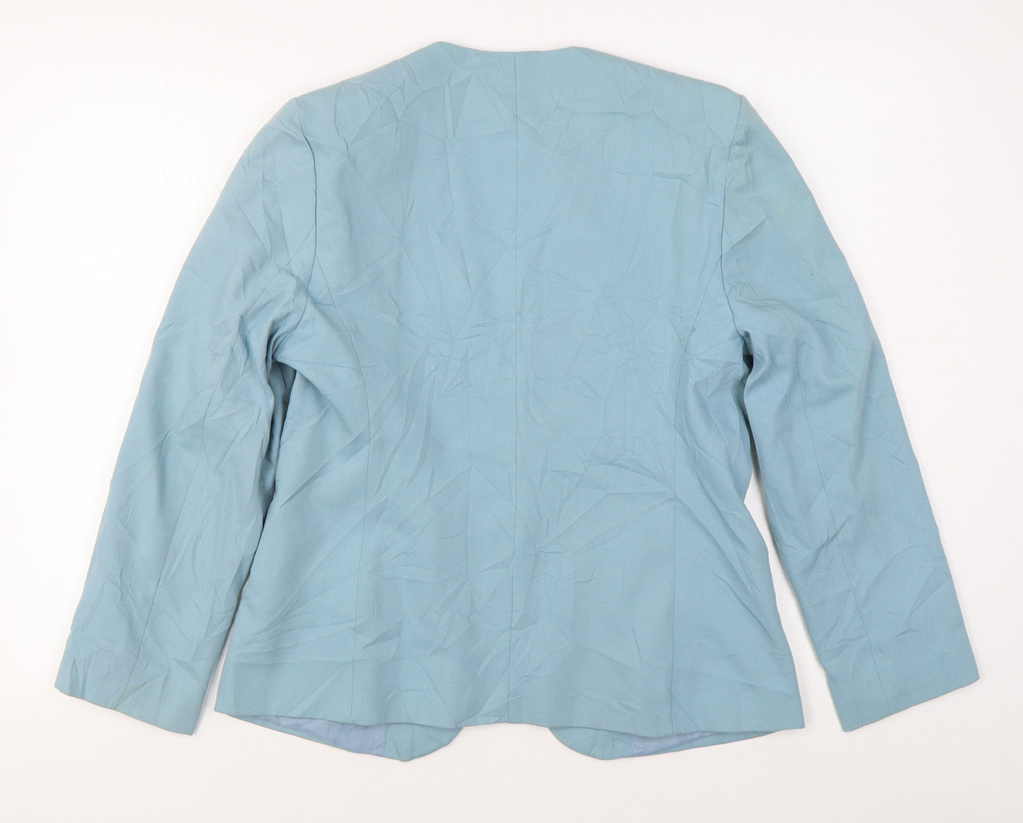 Preworn Womens Black   Jacket Blazer Size 12  Button