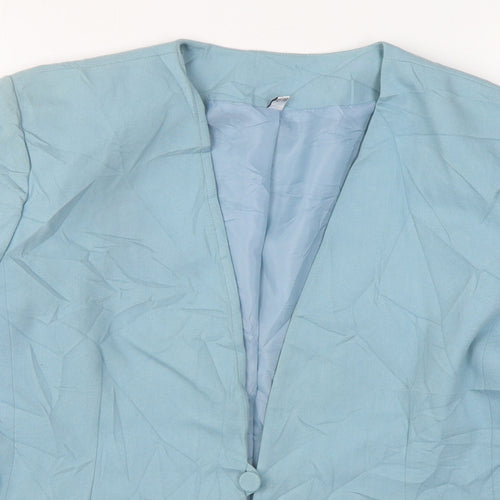 Preworn Womens Black   Jacket Blazer Size 12  Button