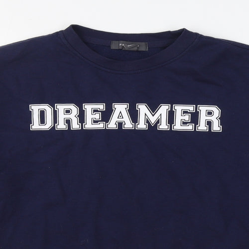 Primark Womens Blue  Polyester Pullover Sweatshirt Size M  Pullover