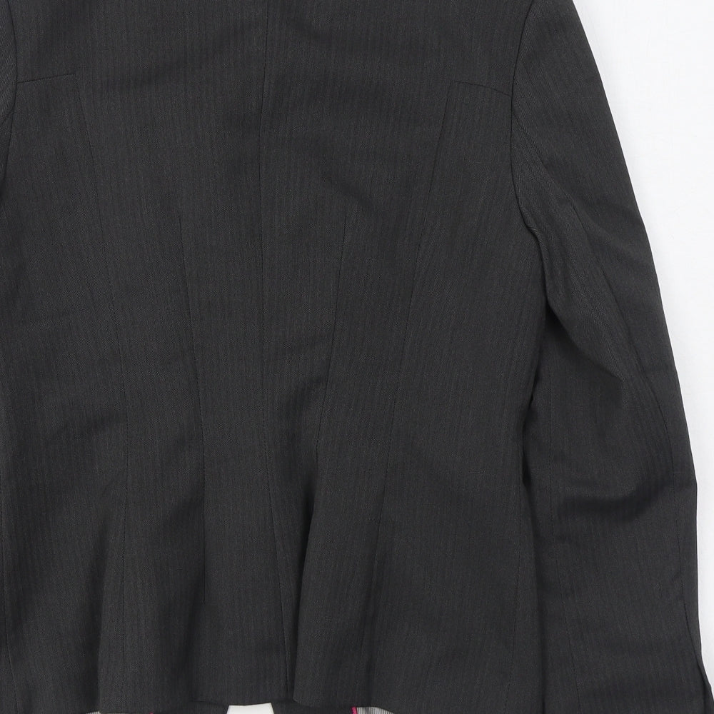 NEXT Womens Grey   Jacket Blazer Size 14  Button