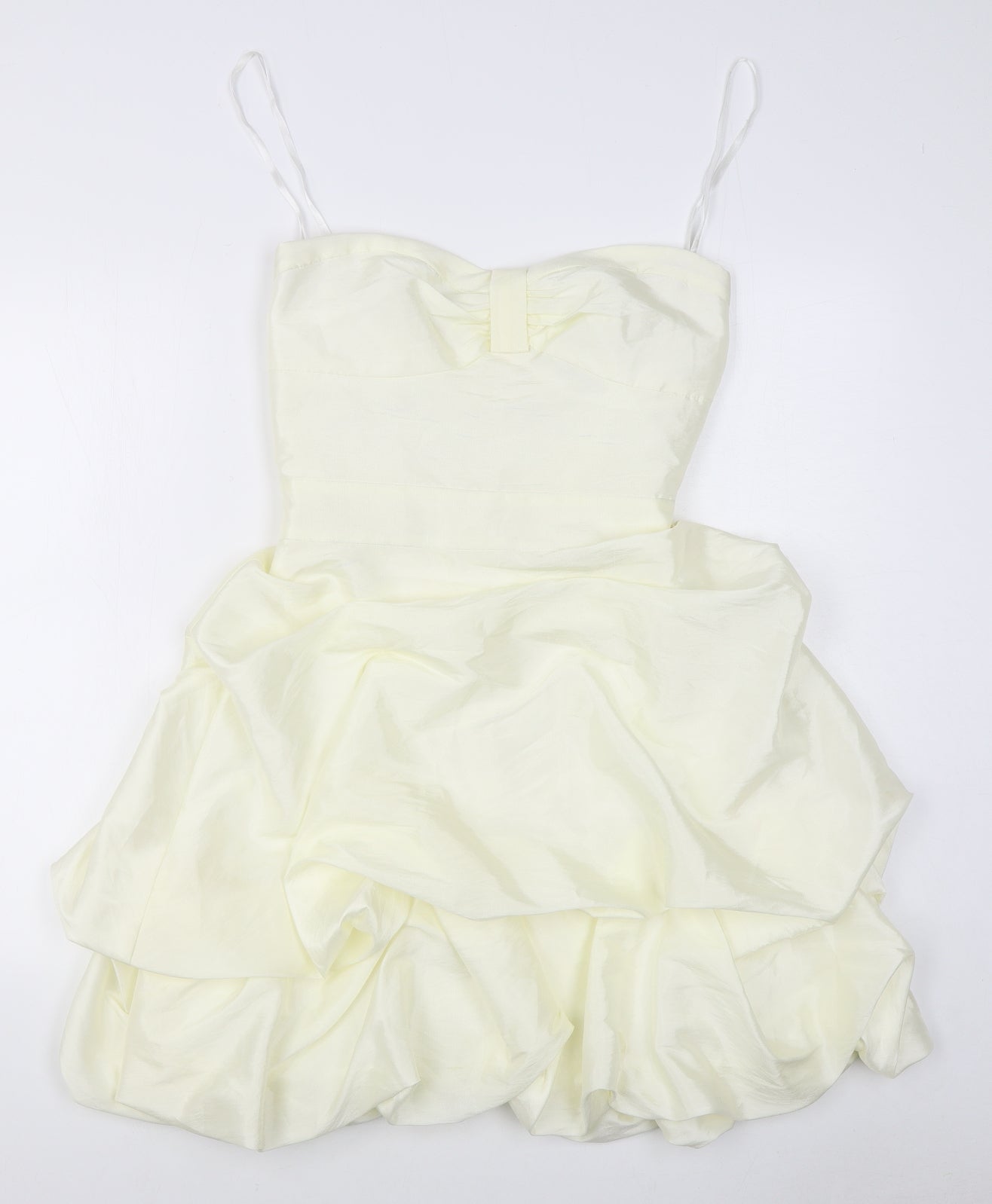 Pilot Womens Ivory  Polyester Mini  Size 12  Sweetheart Zip