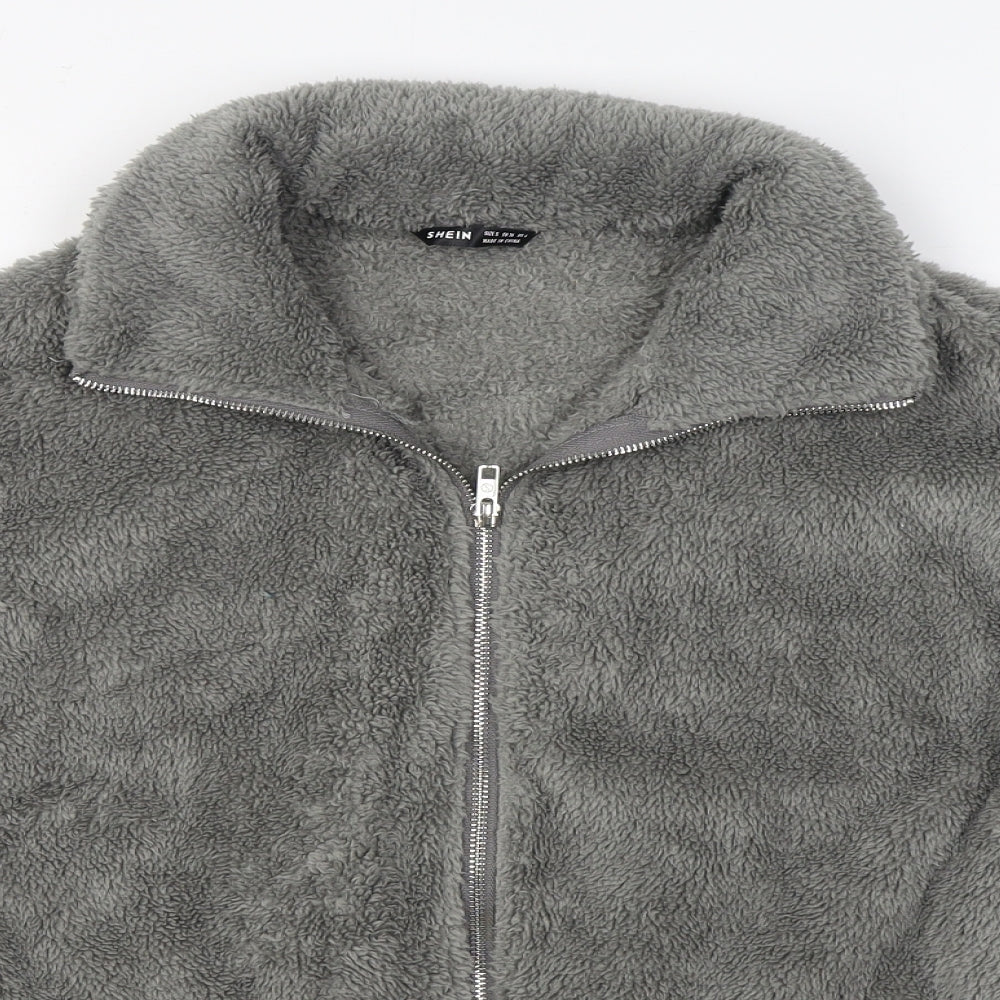 SheIn Womens Grey   Jacket  Size S  Zip