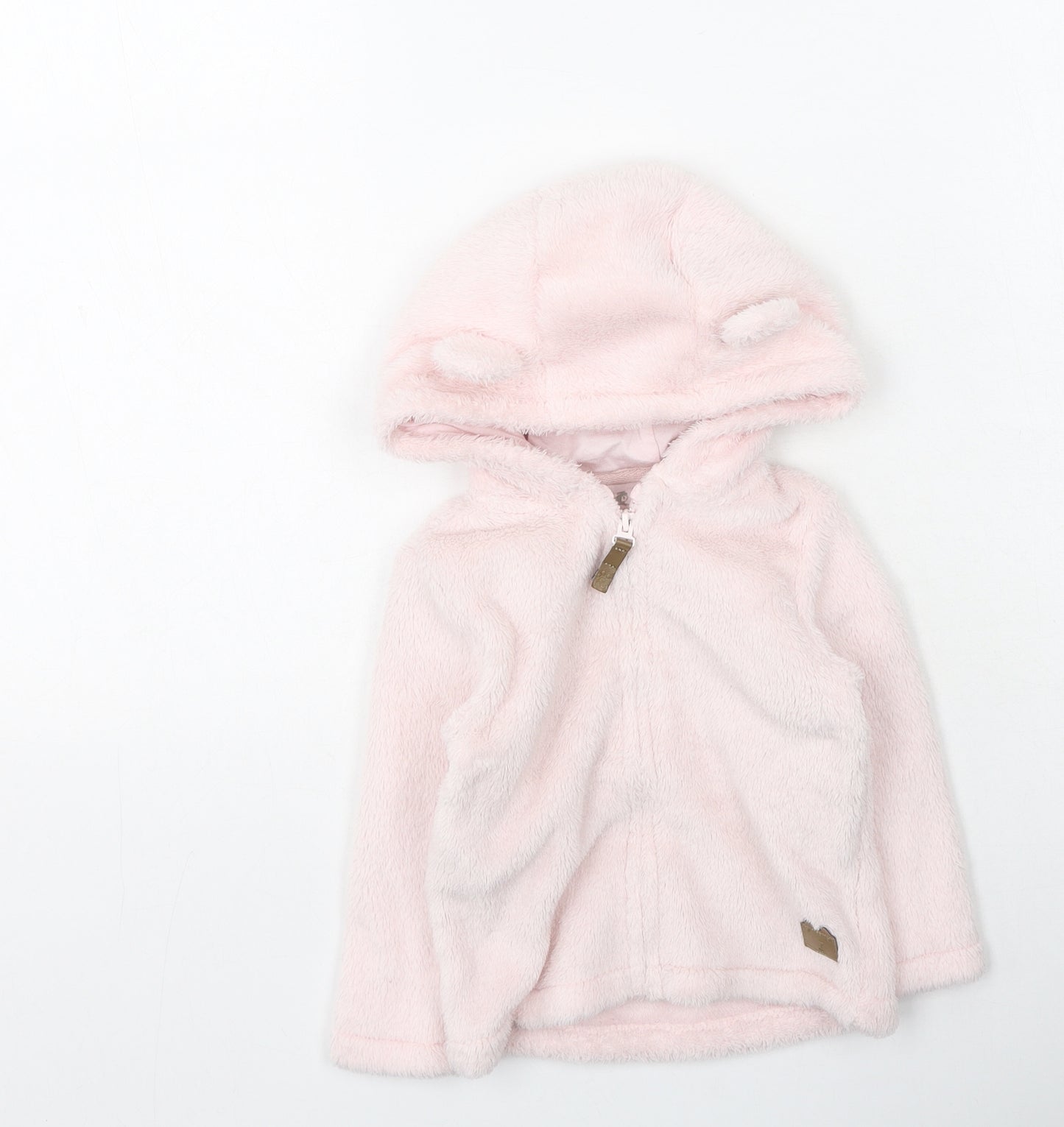 Fred & Flo Girls Pink   Basic Jacket Jacket Size 12-18 Months