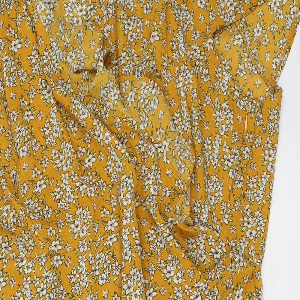Yours Womens Multicoloured Floral Polyester Shift  Size 26  V-Neck