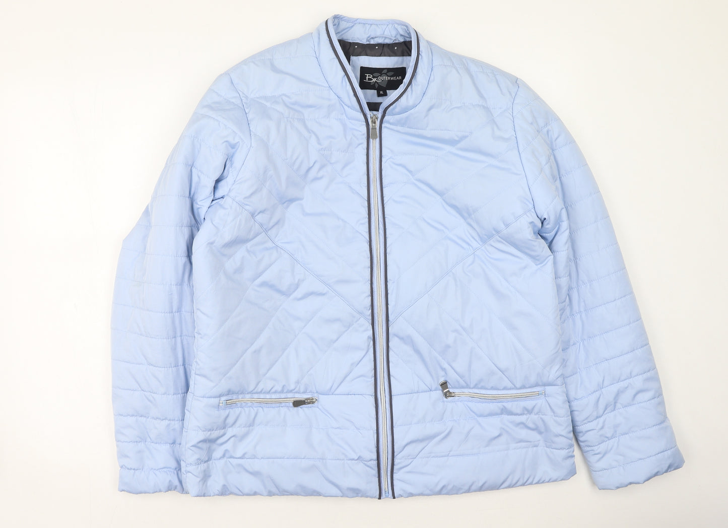 Bx Womens Blue   Puffer Jacket Coat Size XL