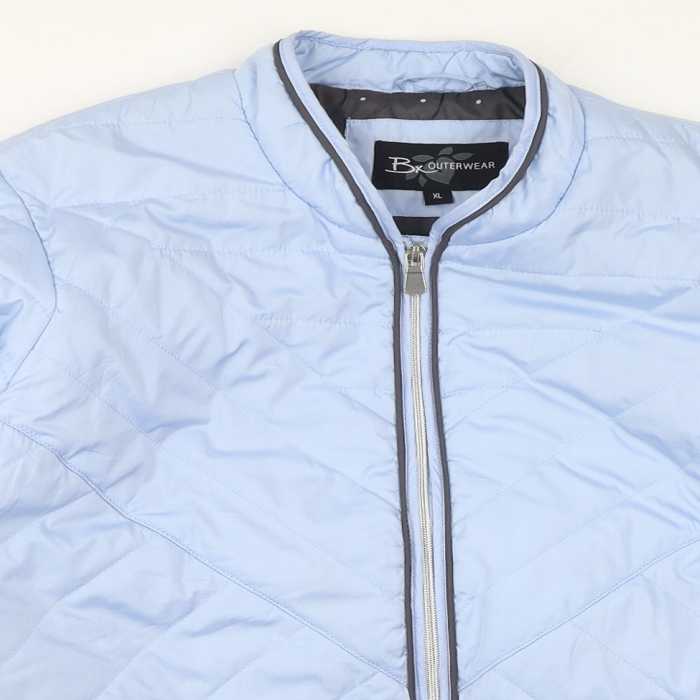 Bx Womens Blue   Puffer Jacket Coat Size XL