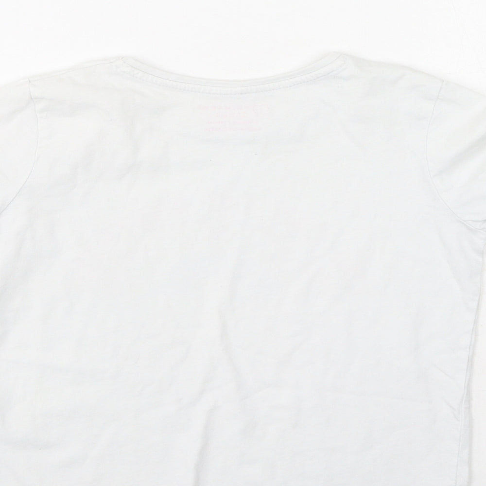Primark Girls Multicoloured  Cotton Basic Casual Size 9-10 Years Round Neck