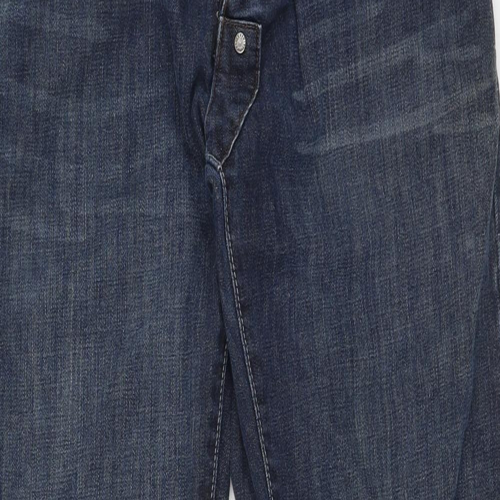 RAW Mens Blue  Cotton Straight Jeans Size 32 L31 in Regular