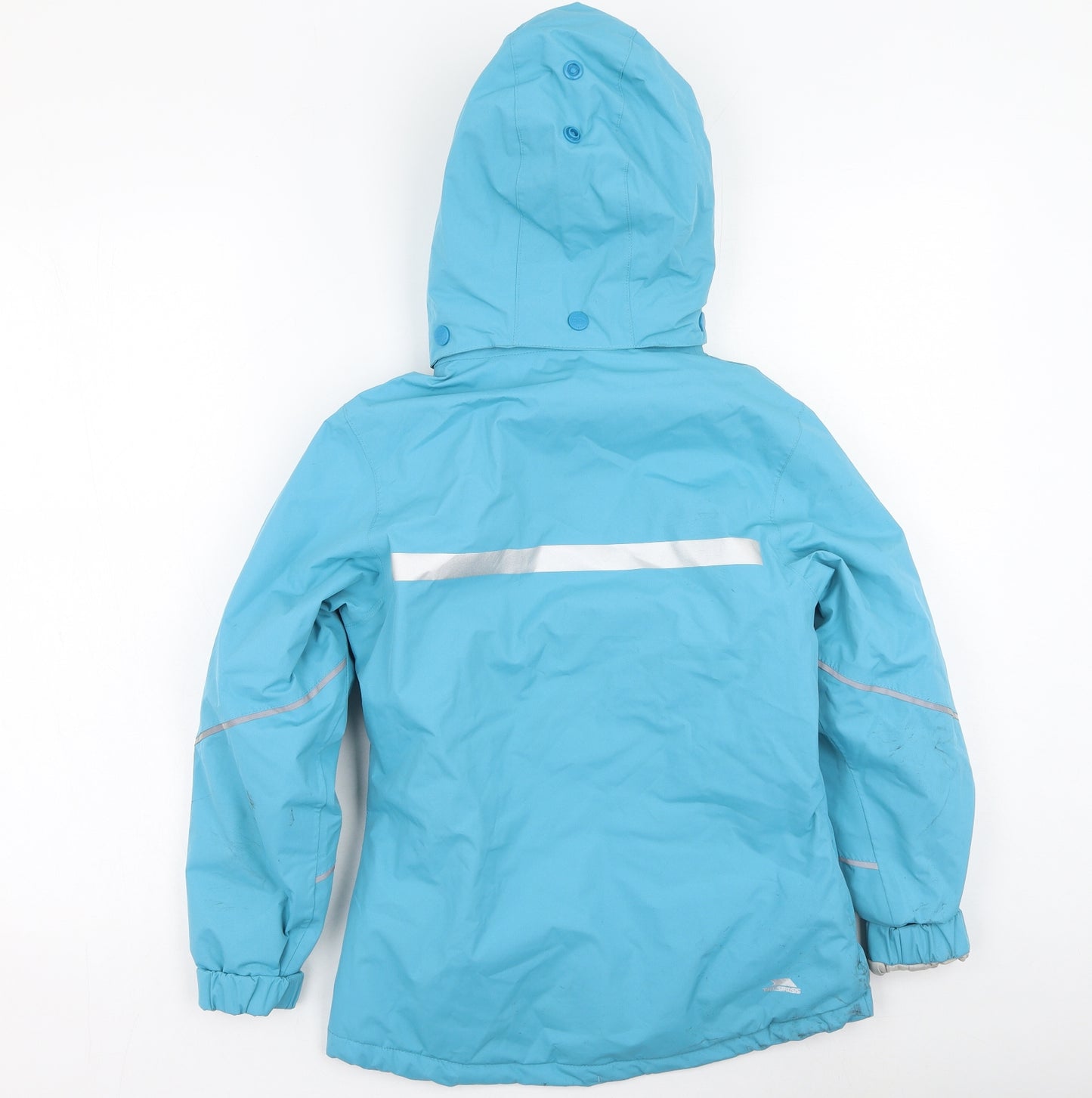 Trespass Girls Blue   Rain Coat Coat Size 7-8 Years