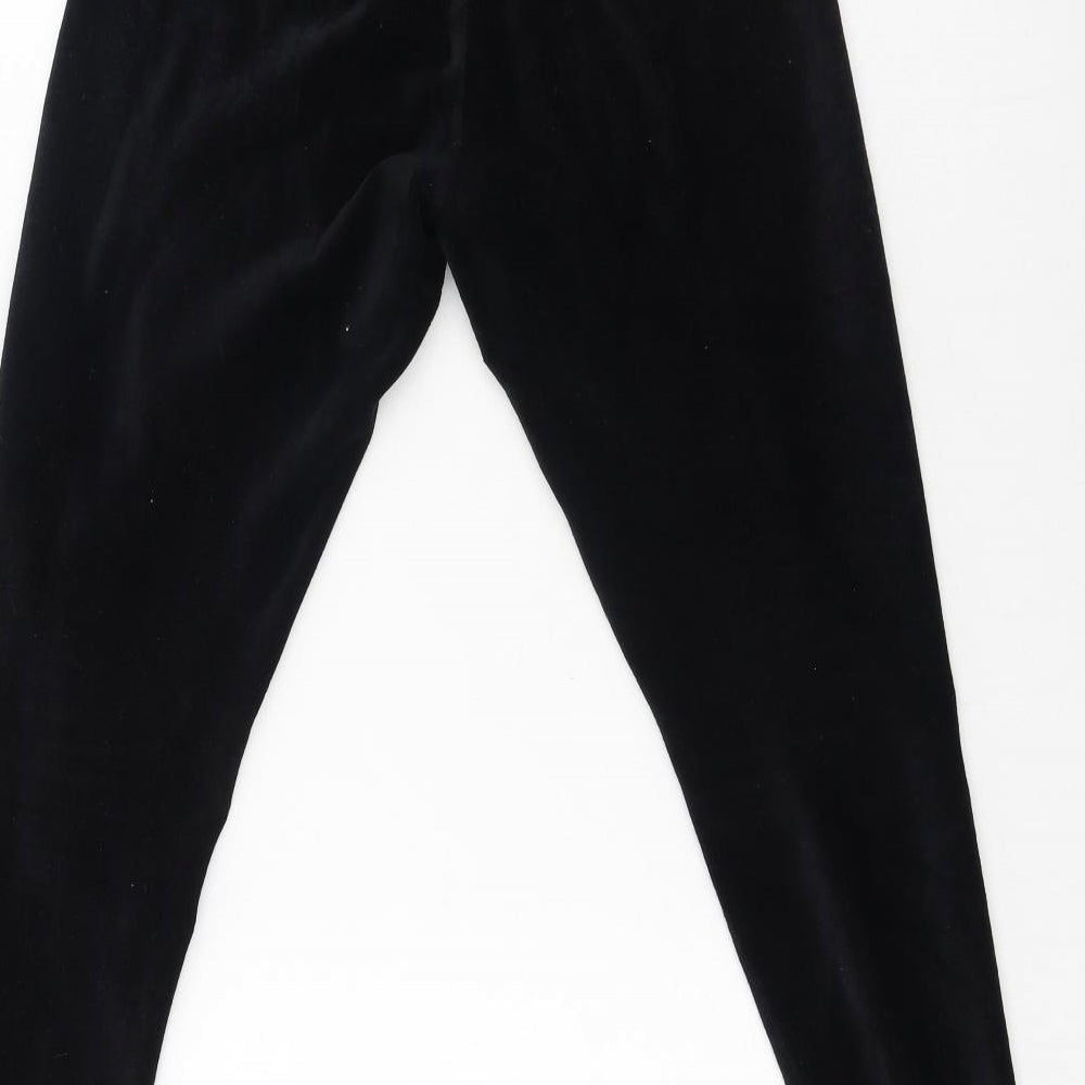 Marks and Spencer Womens Black  Cotton Skinny Jeans Size 12 L28 in Regular