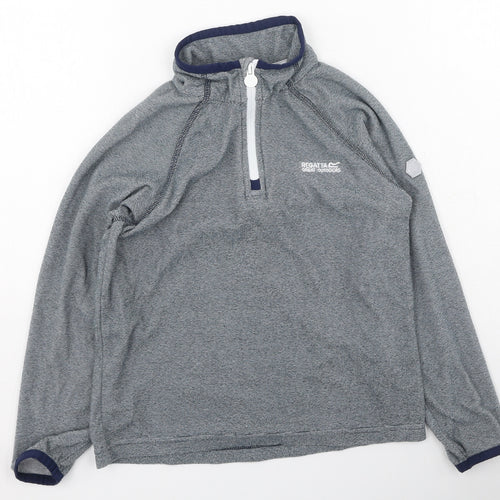 Regatta Boys Multicoloured High Neck  Polyester Pullover Jumper Size 9-10 Years