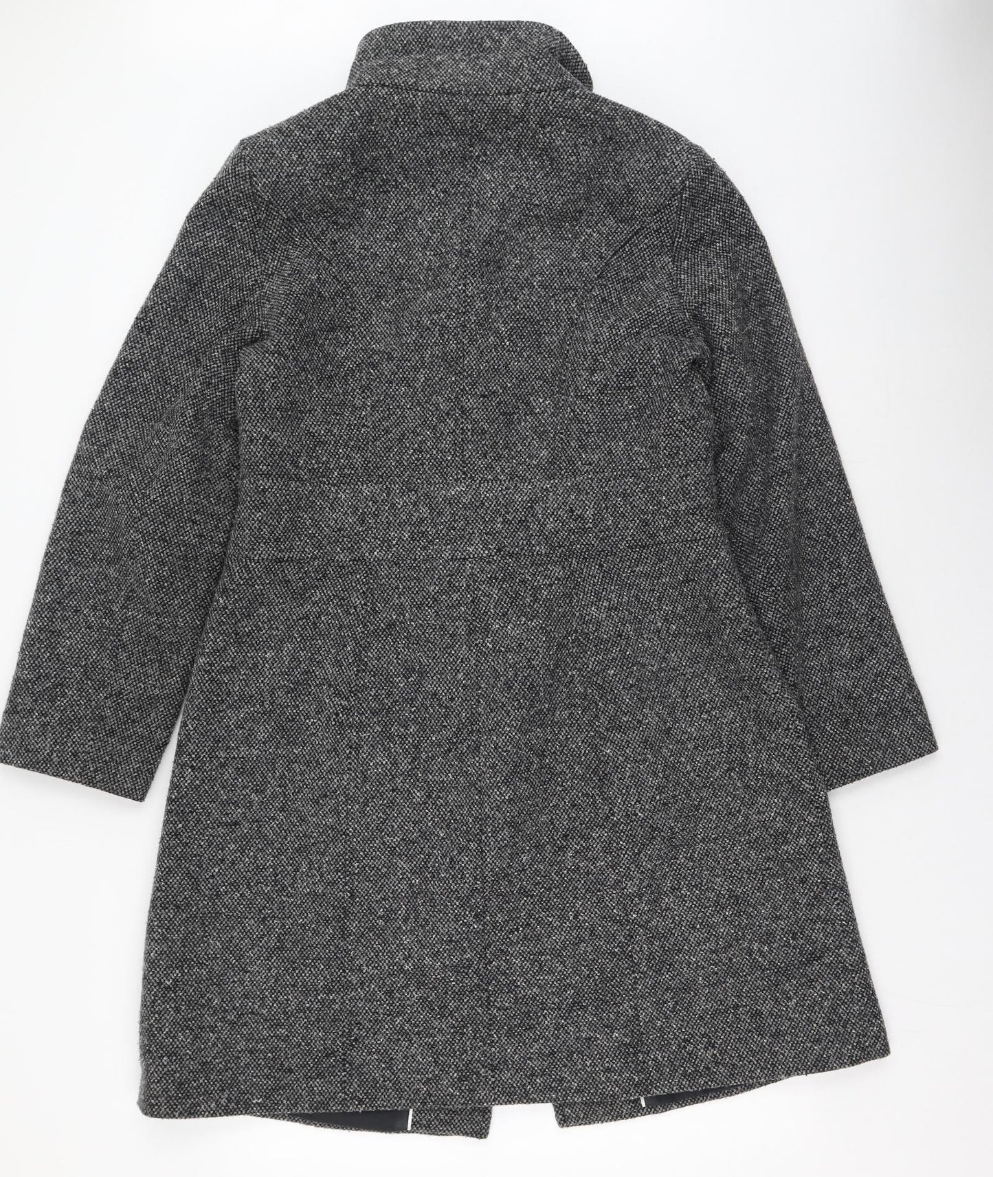 Laura Ashley Womens Grey   Trench Coat Coat Size 14