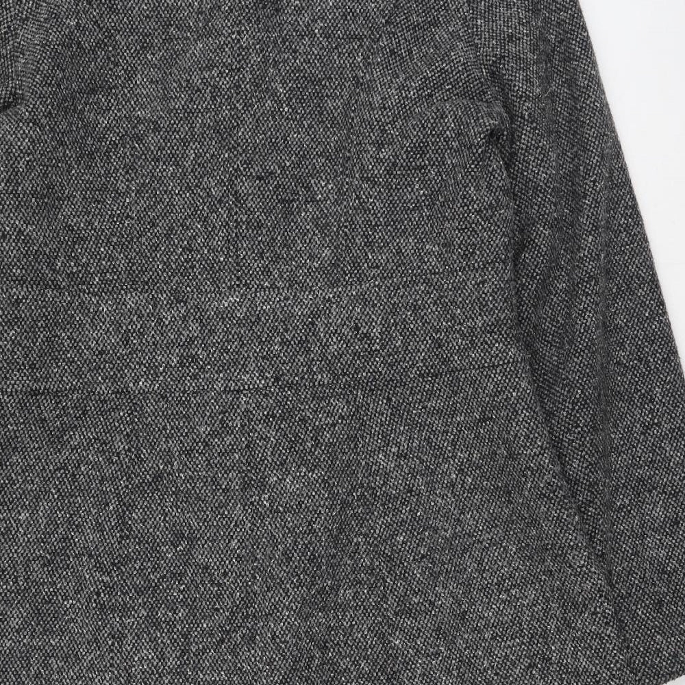 Laura Ashley Womens Grey   Trench Coat Coat Size 14