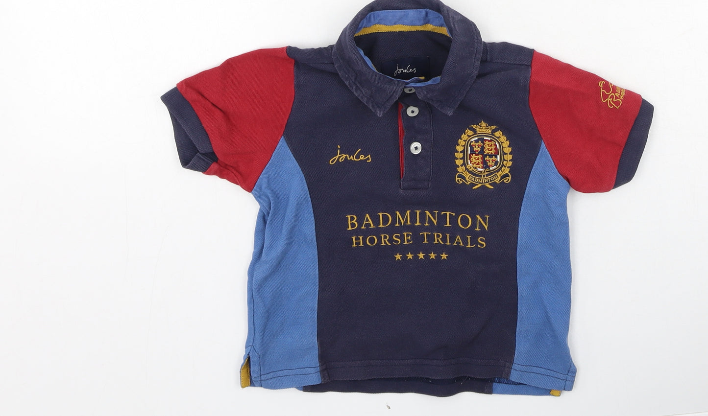Joules Boys Multicoloured  Cotton Basic Polo Size 3 Years Collared