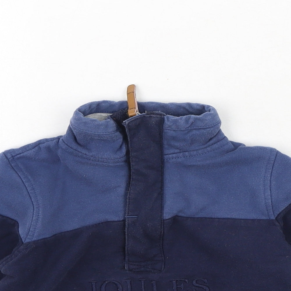 Joules Boys Multicoloured Striped Cotton Pullover Sweatshirt Size 2 Years
