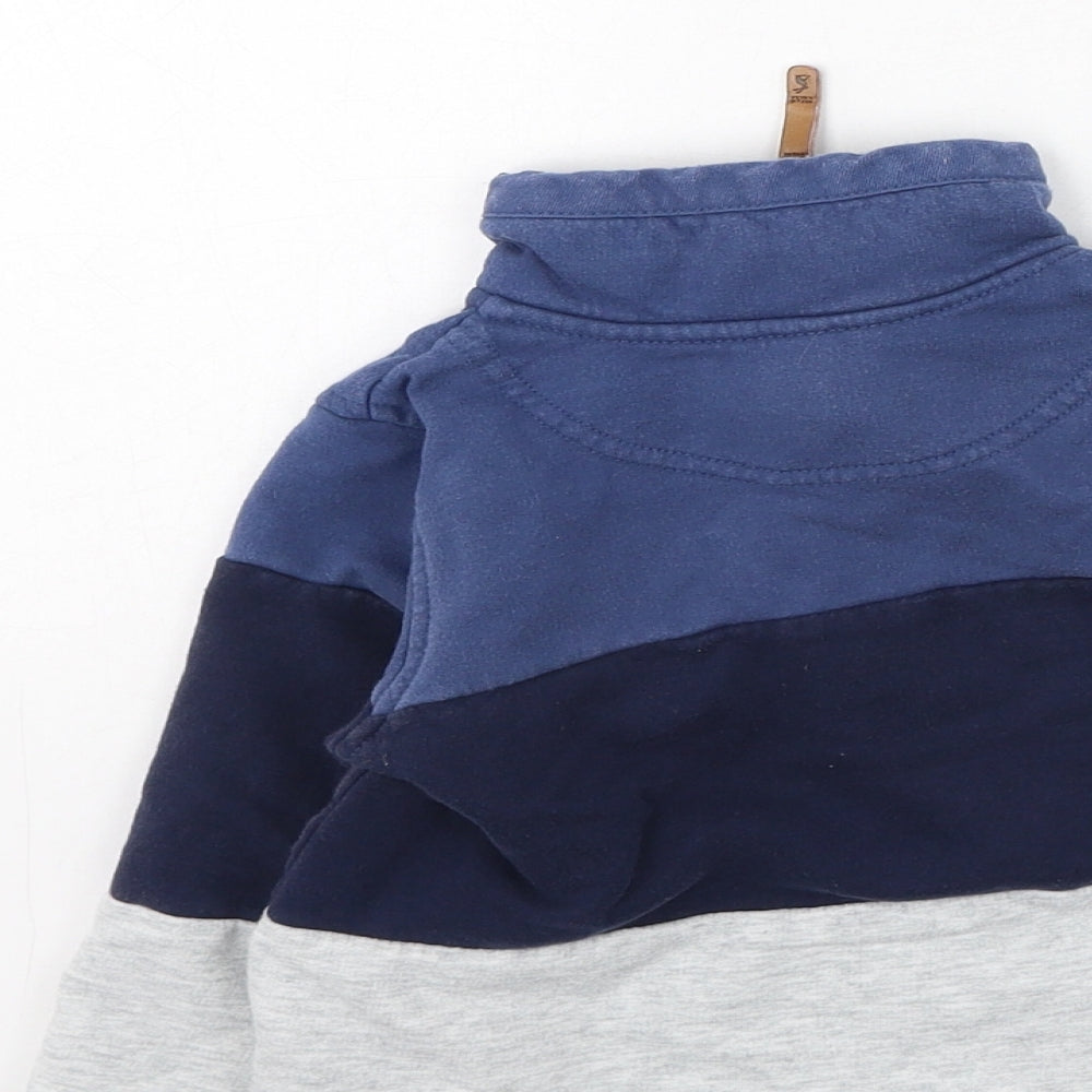 Joules Boys Multicoloured Striped Cotton Pullover Sweatshirt Size 2 Years