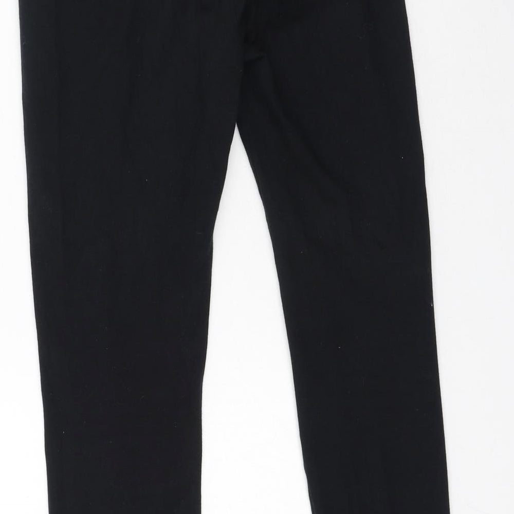 Pink Soda Womens Black  Polyester Harem Leggings Size 8 L27 in