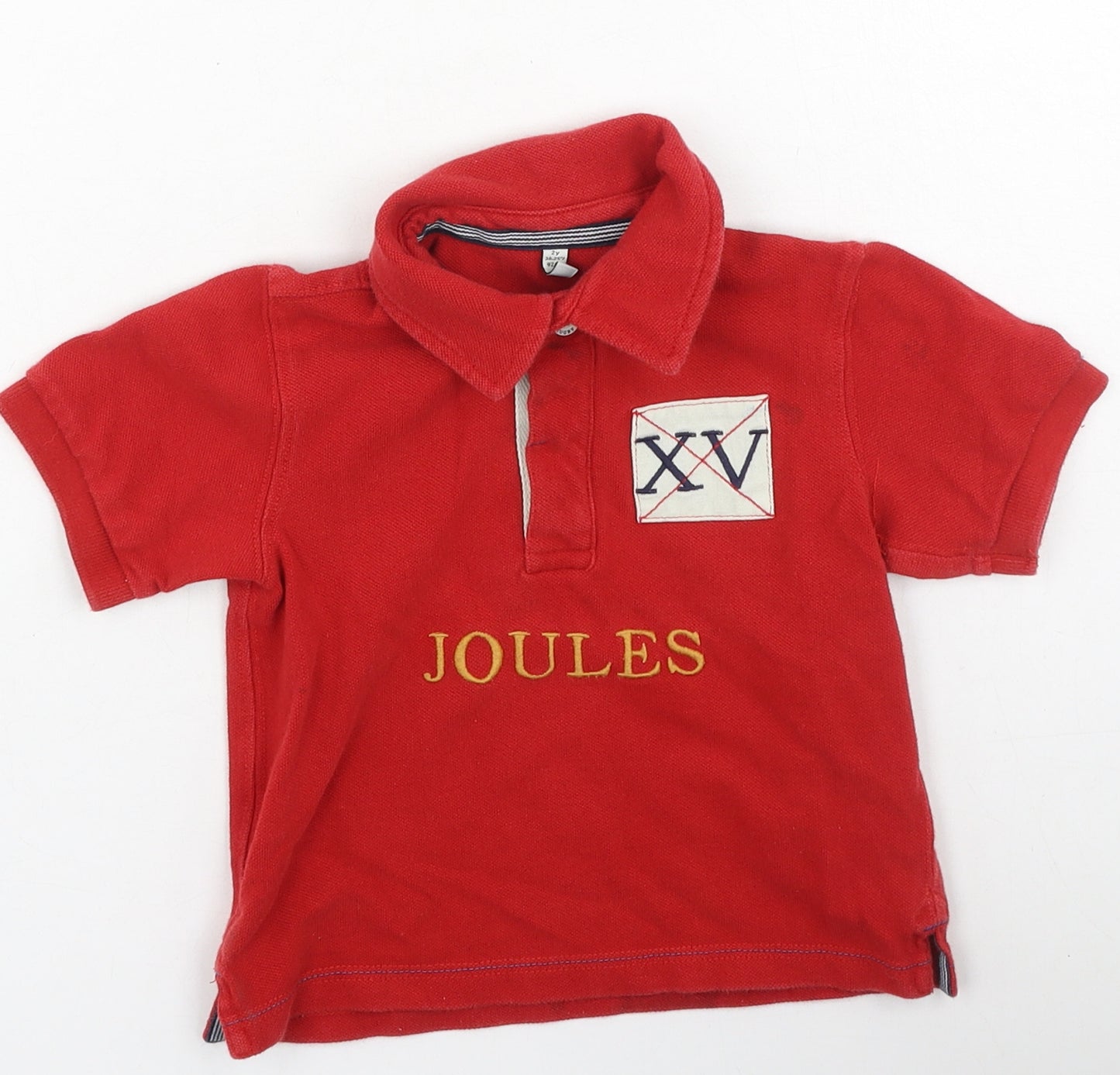 Joules Boys Multicoloured  Cotton Basic Polo Size 2 Years Collared
