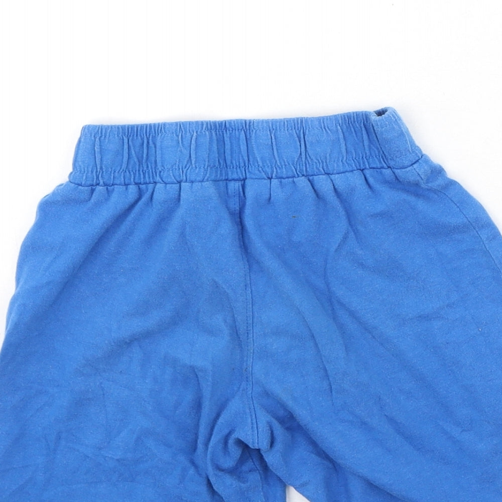 bpc Boys Blue  Polyester Cropped Trousers Size 2-3 Years  Regular