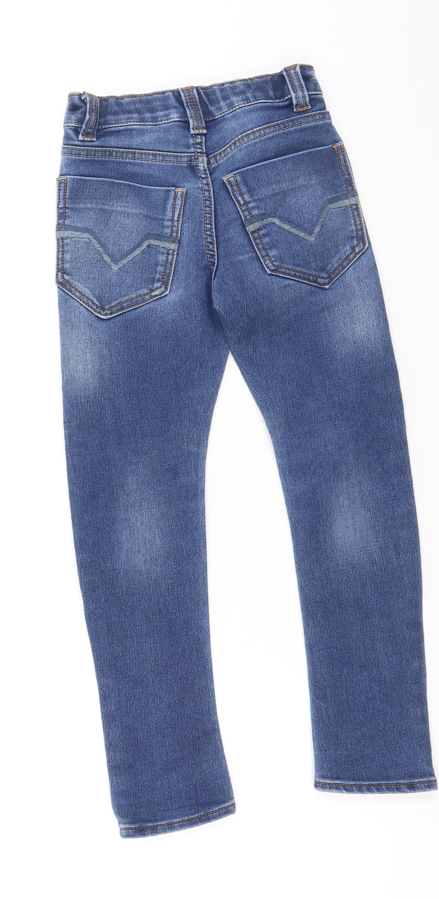 NEXT Boys Blue  Cotton Skinny Jeans Size 5 Years  Regular