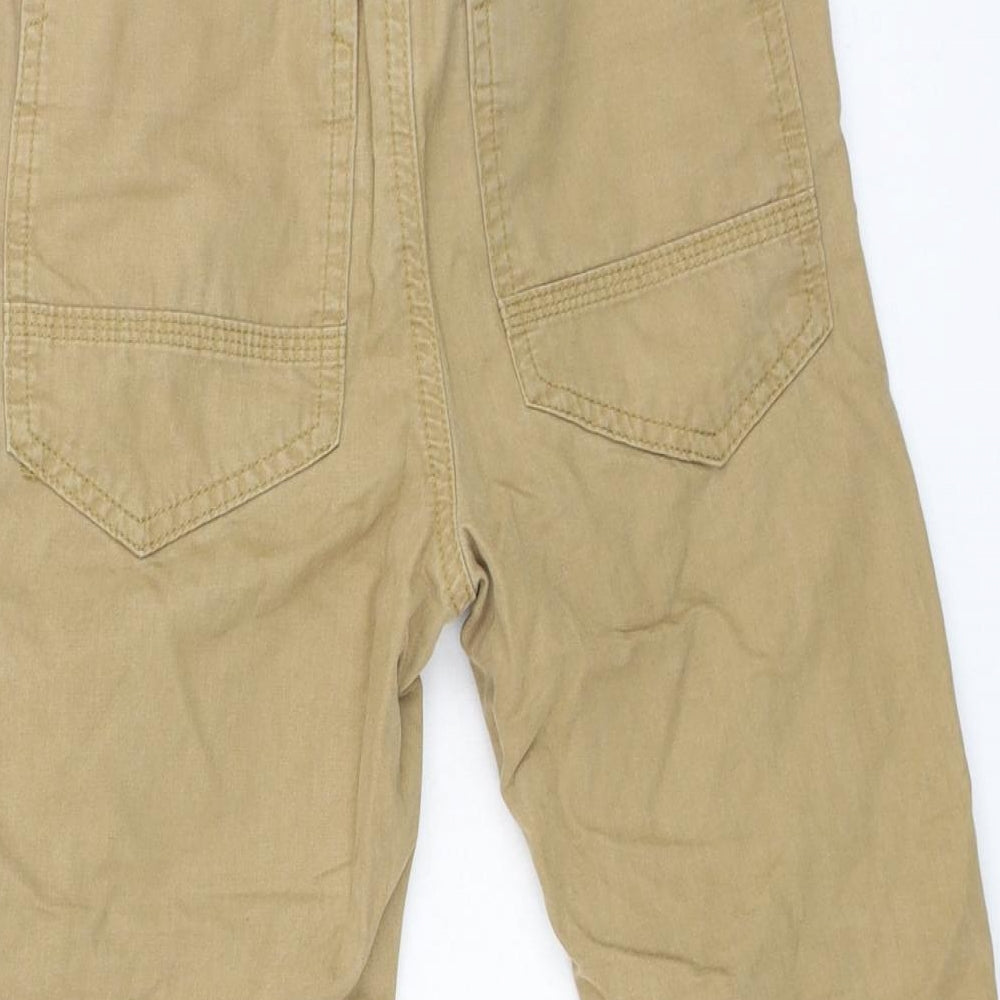 NEXT Boys Brown  Cotton Cargo Trousers Size 7 Years  Regular