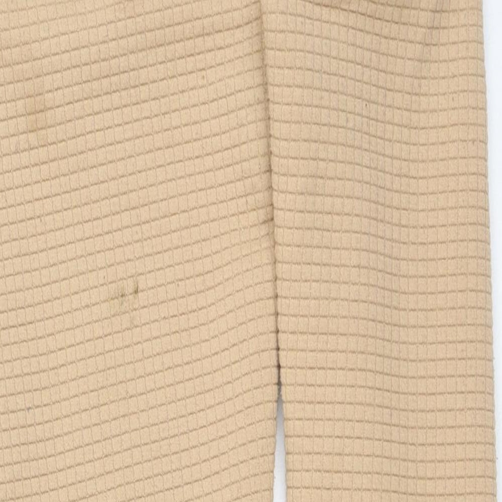 Dunnes Stores Womens Brown  Polyester Jogger Trousers Size 25 in L25 in Regular