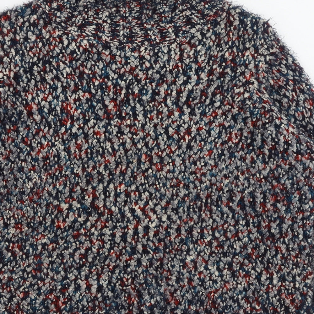 TU Womens Multicoloured High Neck  Polyester Pullover Jumper Size 16