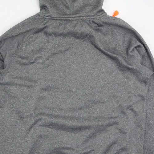 Pro-player Mens Grey  Polyester Pullover Hoodie Size S