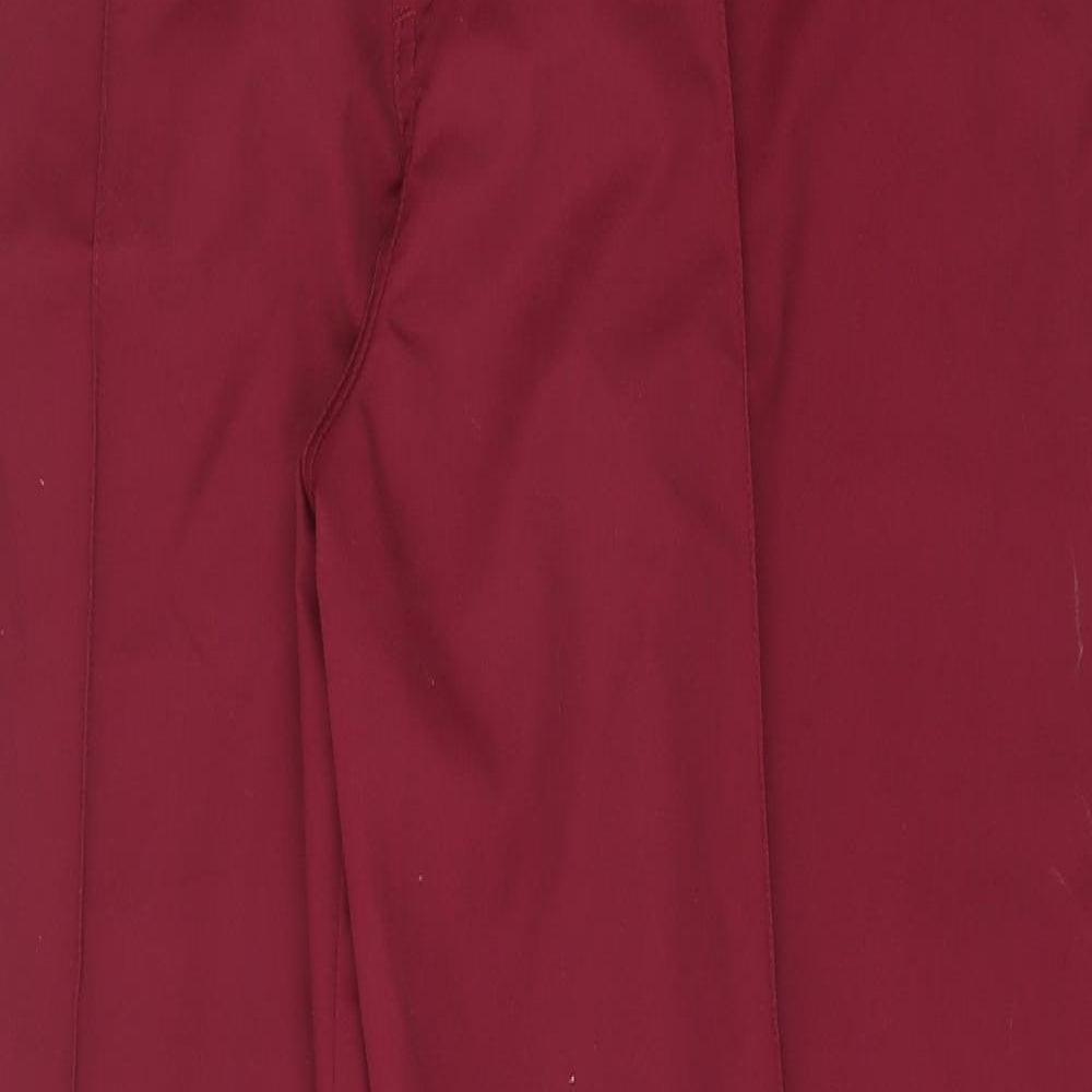 Alexandra Womens Purple  Polyester Trousers  Size 24 L32 in Regular Hook & Eye