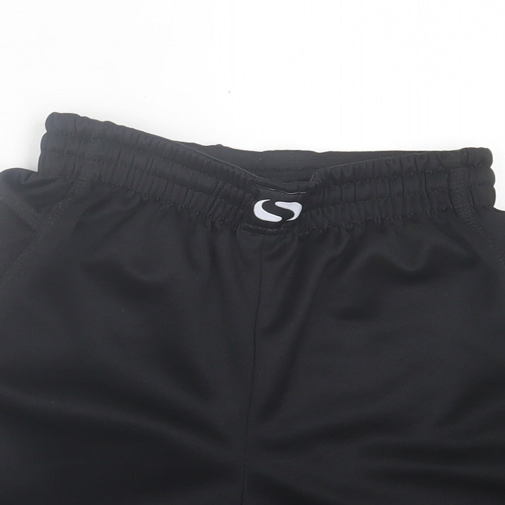 Sondico Boys Black  Polyester Sweat Shorts Size 9-10 Years  Regular