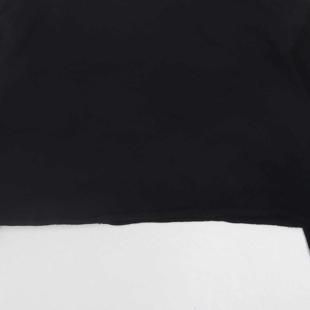 Pull&Bear Womens Black  Cotton Pullover Sweatshirt Size S  Pullover