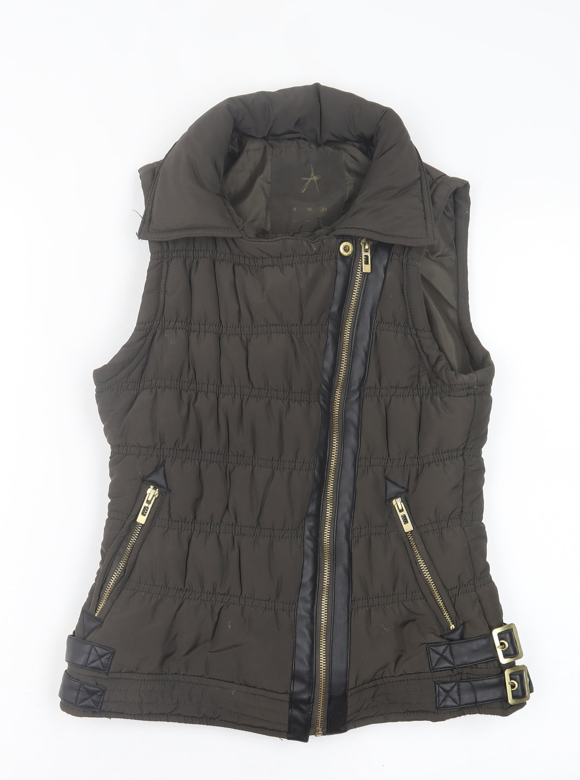 Atmosphere Womens Green   Gilet Jacket Size 8  Zip