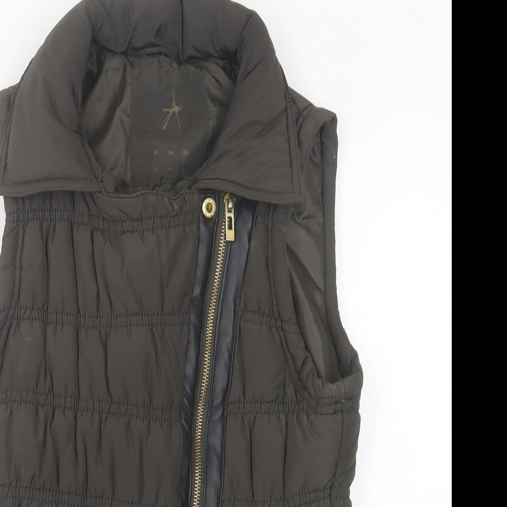 Atmosphere Womens Green   Gilet Jacket Size 8  Zip