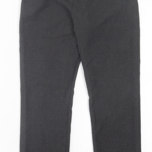 f& Boys Grey  Polyester Capri Trousers Size 9-10 Years  Regular Hook & Eye - School Wear