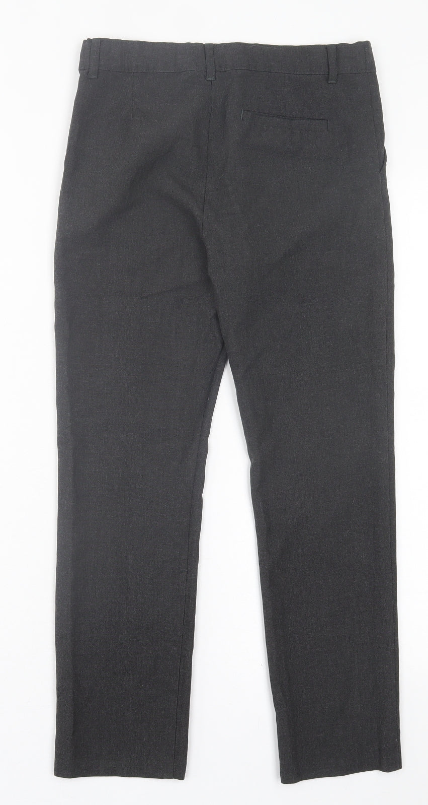 f& Boys Grey  Polyester Capri Trousers Size 9-10 Years  Regular Hook & Eye - School Wear