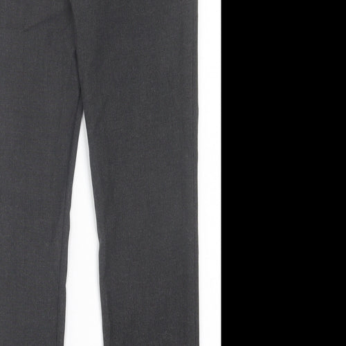 f& Boys Grey  Polyester Capri Trousers Size 9-10 Years  Regular Hook & Eye - School Wear