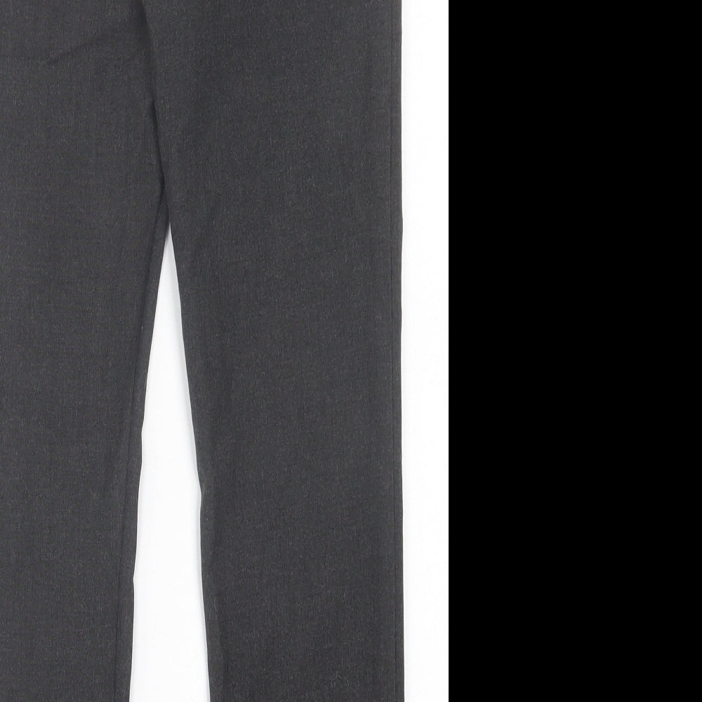 f& Boys Grey  Polyester Capri Trousers Size 9-10 Years  Regular Hook & Eye - School Wear