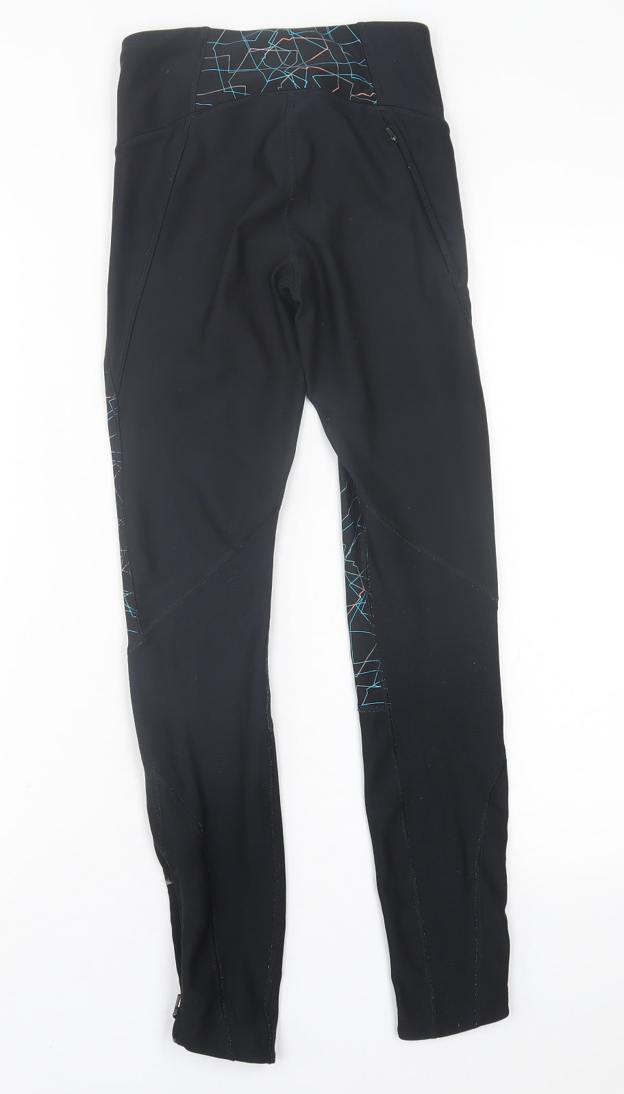 Under armour Womens Blue Geometric Polyester Capri Leggings Size XS L27 in