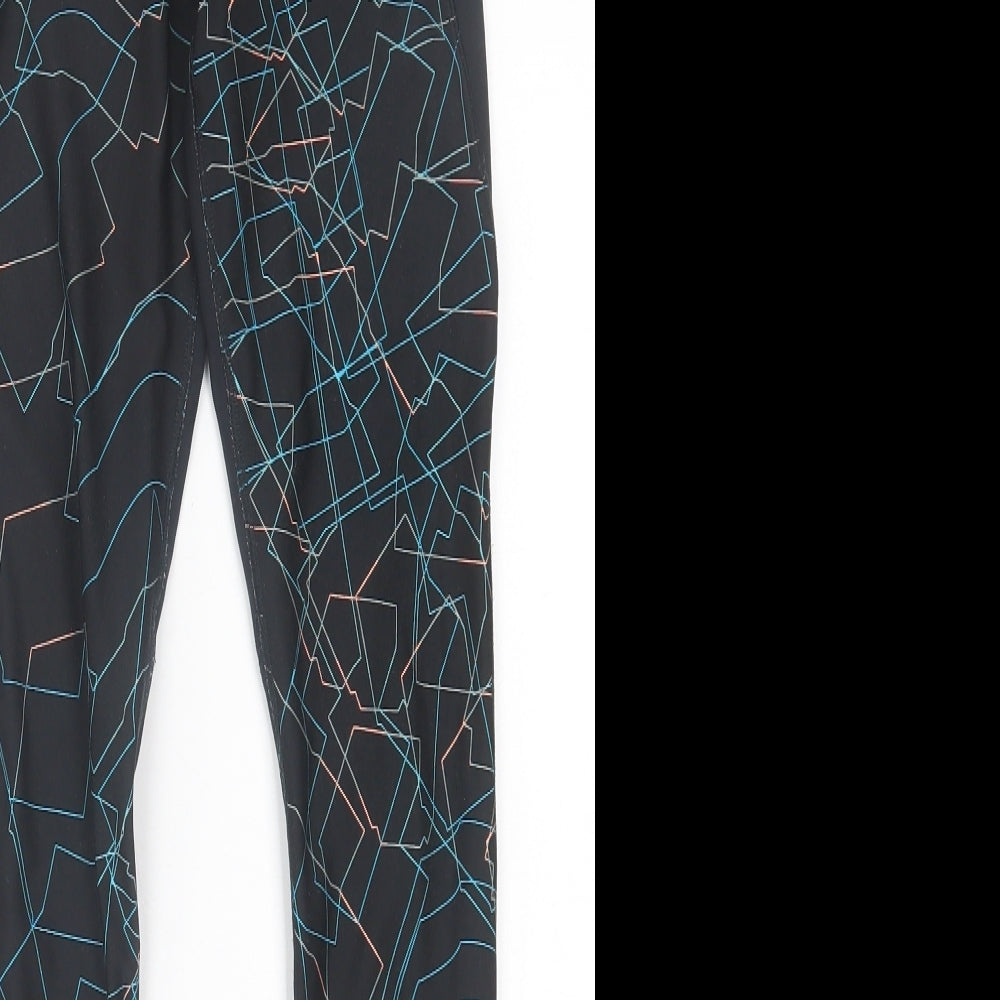 Under armour Womens Blue Geometric Polyester Capri Leggings Size XS L27 in