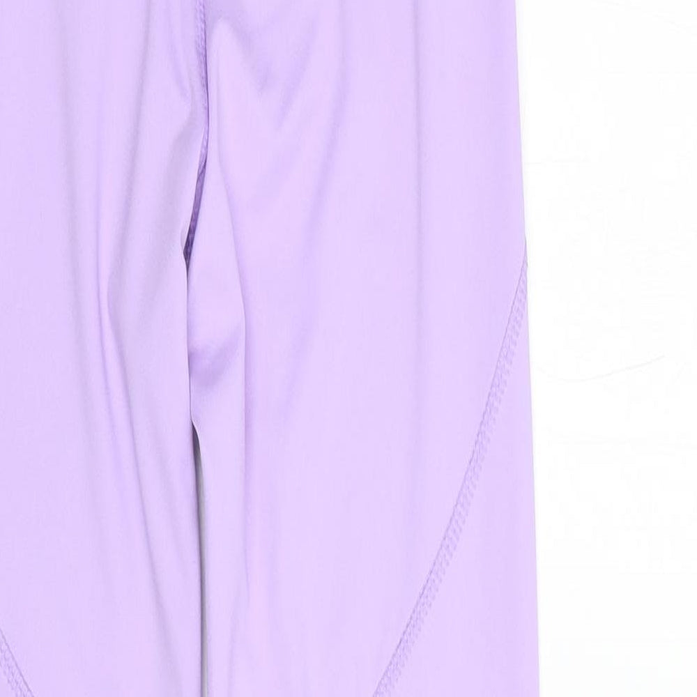 Primark Womens Purple  Polyester Compression Leggings Size 6 L27 in Regular