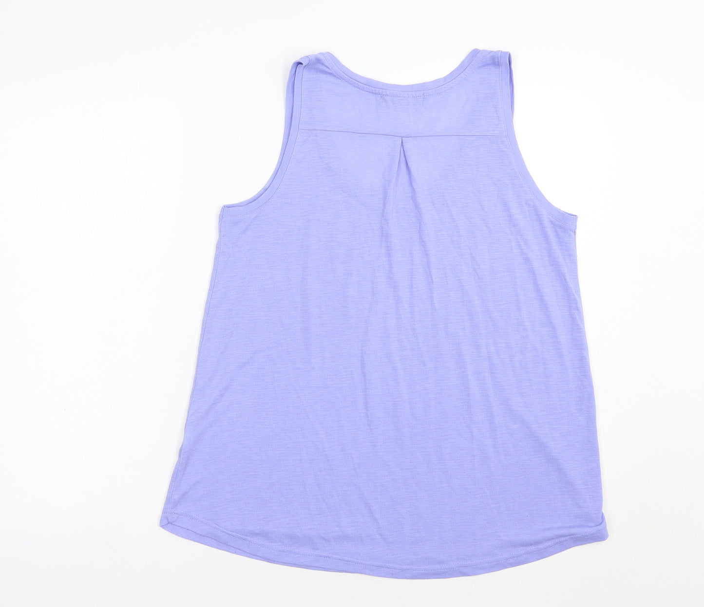 Atmosphere Womens Blue  Polyester Basic Tank Size 16 Scoop Neck