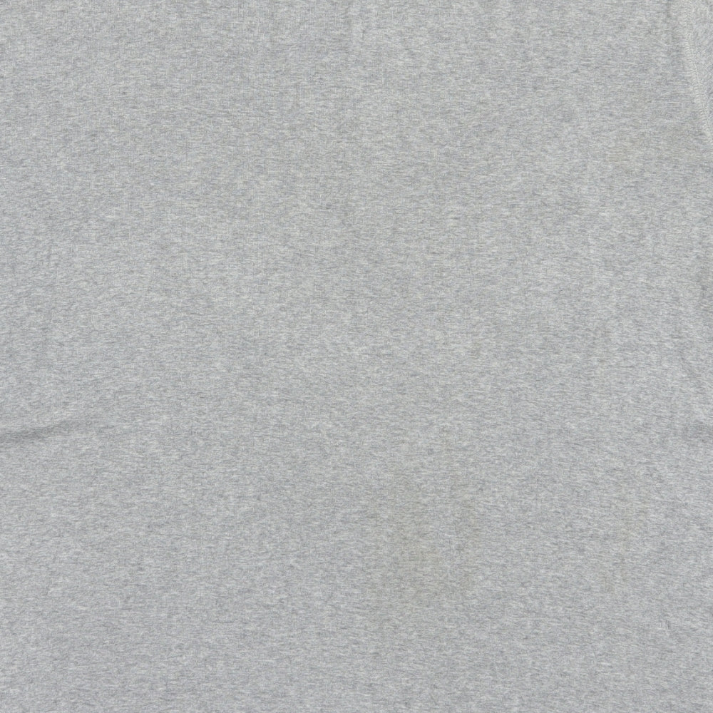 Pepe Jeans Womens Grey  Cotton Basic T-Shirt Size XL Crew Neck