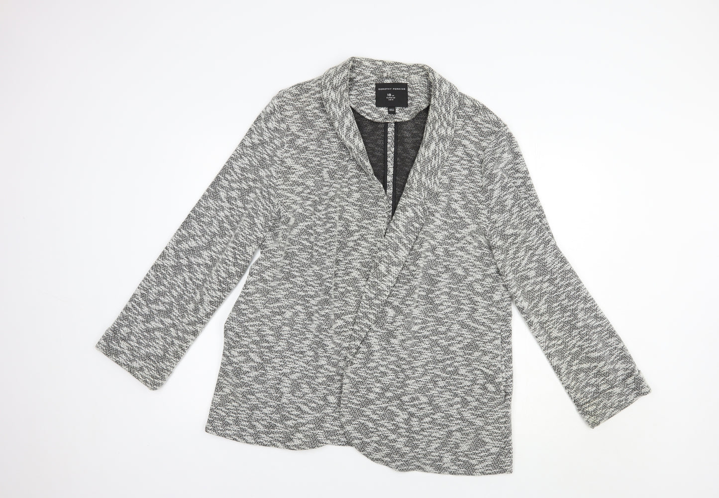 Dorothy Perkins Womens Grey   Jacket Blazer Size 18