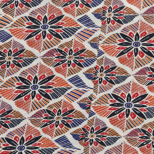 Preworn Womens Multicoloured Floral Polyester Basic Blouse Size L Boat Neck