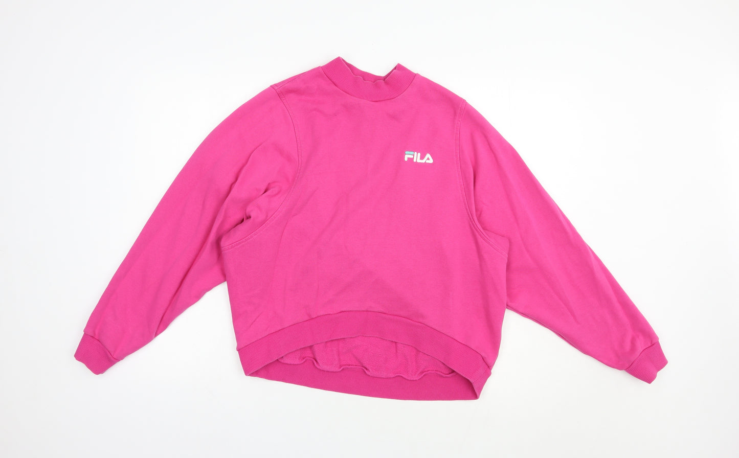 FILA Womens Pink  Cotton Pullover Sweatshirt Size S  Pullover